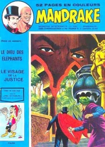 Couverture de l'album Mandrake - Mondes mystérieux - 400. Le dieu des éléphants