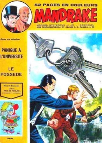 Couverture de l'album Mandrake - Mondes mystérieux - 401. Panique à l'université