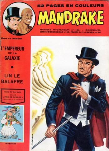 Couverture de l'album Mandrake - Mondes mystérieux - 406. L'empereur de la galaxie