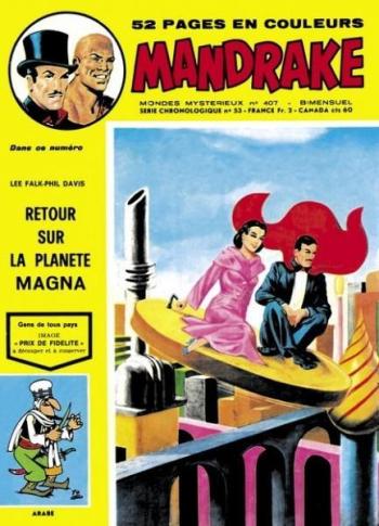 Couverture de l'album Mandrake - Mondes mystérieux - 407. Retour sur la planète Magna