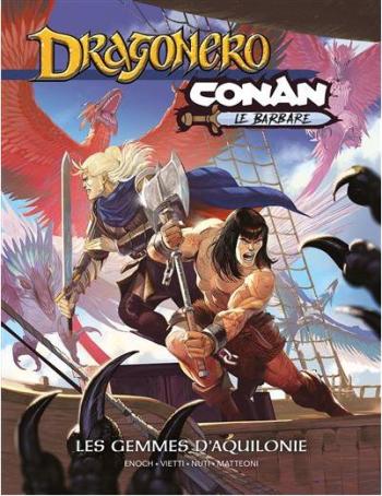 Couverture de l'album Conan Le Barbare / Dragonero (One-shot)