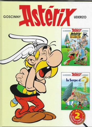 Couverture de l'album Astérix (France Loisirs) - 1. Astérix le Gaulois / La Serpe d'or