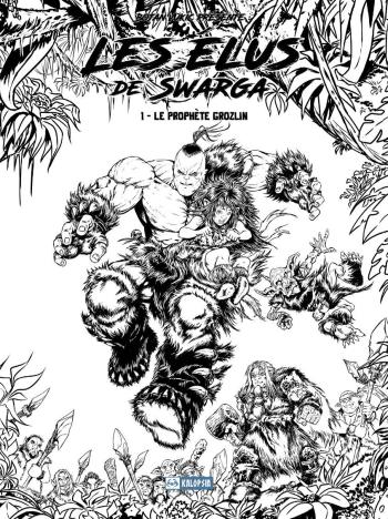 Couverture de l'album Les élus de Swarga - 1. Le prophète Grozlin - Version N&B