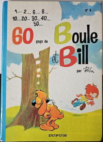 Couverture de l'album Boule & Bill - 4. 60 gags de Boule et Bill