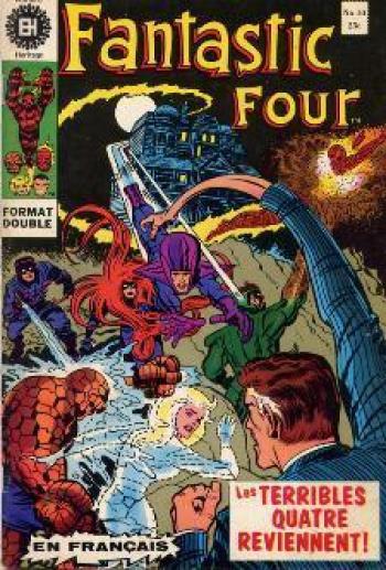 Couverture de l'album Fantastic Four (Héritage) - 10. Le retour des terribles quatre / Le Penseur maniaque et ses androïdes de mort