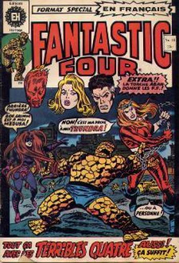 Couverture de l'album Fantastic Four (Héritage) - 18. Tout ça avec les terribles quatre aussi ! ça suffit !