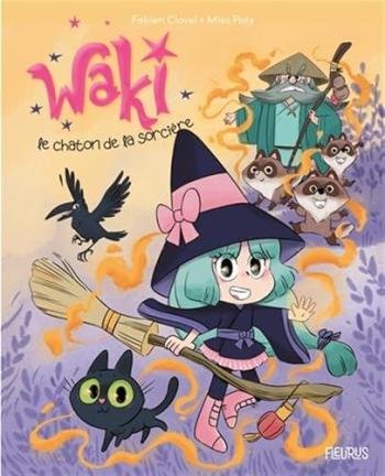 Couverture de l'album Waki, le chaton de la sorcière (One-shot)