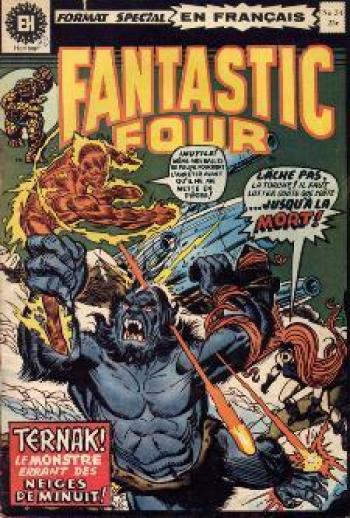 Couverture de l'album Fantastic Four (Héritage) - 34. Cauchemar dans la neige !