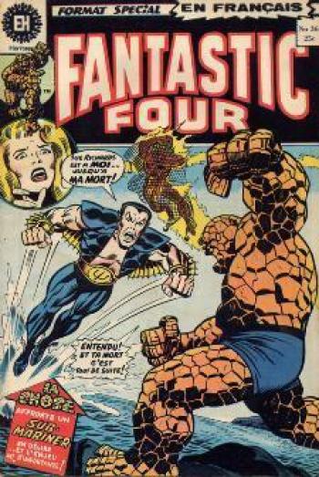 Couverture de l'album Fantastic Four (Héritage) - 36. L'attaque de Sub-Mariner