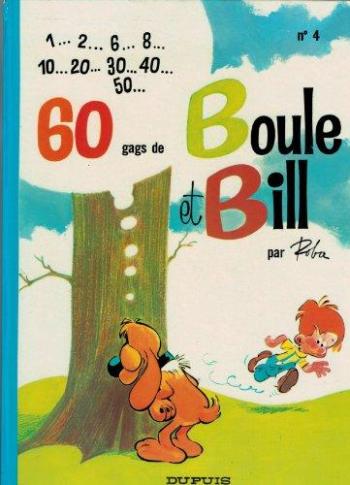 Couverture de l'album Boule & Bill - 4. 60 gags de Boule et Bill