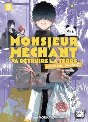 Couverture de l'album Monsieur Méchant va détruire la terre (après ses congés) - 5. Tome 5