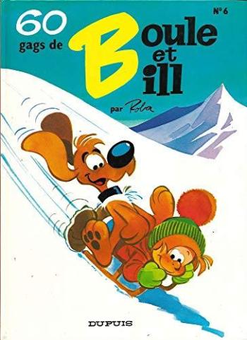 Couverture de l'album Boule & Bill - 6. 60 gags de Boulle et Bill