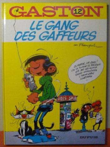 Couverture de l'album Gaston (Série dite classique) - 12. Le gang des gaffeurs