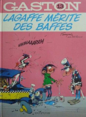 Couverture de l'album Gaston (Série dite classique) - 13. Lagaffe mérite des baffes