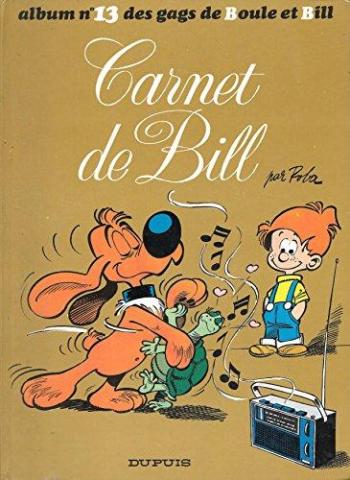 Couverture de l'album Boule & Bill - 13. Carnet de Bill