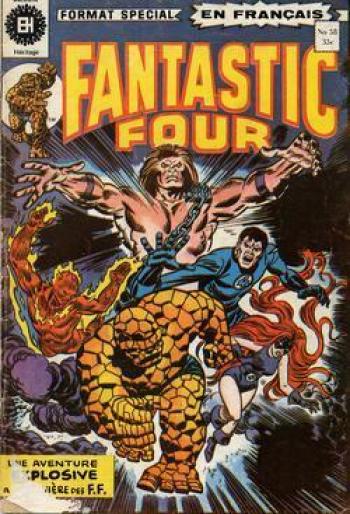 Couverture de l'album Fantastic Four (Héritage) - 58. Cinq personnages en quête d'un fou furieux !