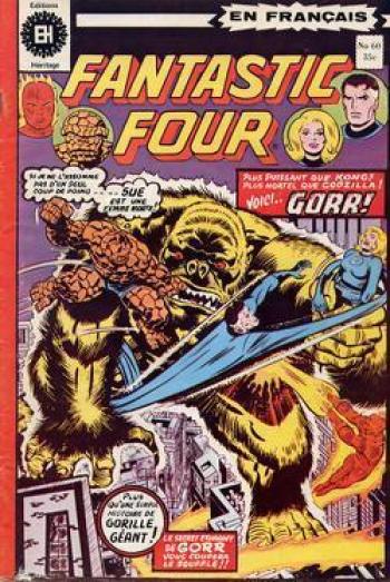 Couverture de l'album Fantastic Four (Héritage) - 60. La mort est un gorille doré