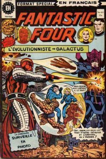 Couverture de l'album Fantastic Four (Héritage) - 64. Quand les géants marchent dans le ciel !