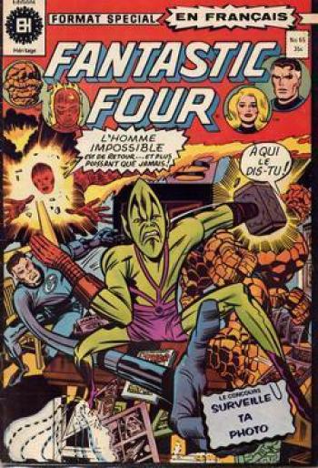 Couverture de l'album Fantastic Four (Héritage) - 65. L'Homme Impossible est de retour en ville !