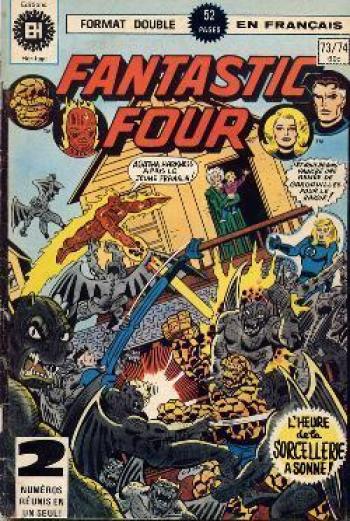 Couverture de l'album Fantastic Four (Héritage) - 73. 73/74 - Ici sont des sorcières ! / Entrent : les sept de Salem !