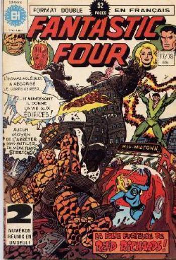 Couverture de l'album Fantastic Four (Héritage) - 77. 77/78 - Reed Richards déchaîné ! / La Torche qui fut !