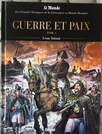 Couverture de l'album Les Grands Classiques de la littérature en BD (2022) - 34. Guerre et paix