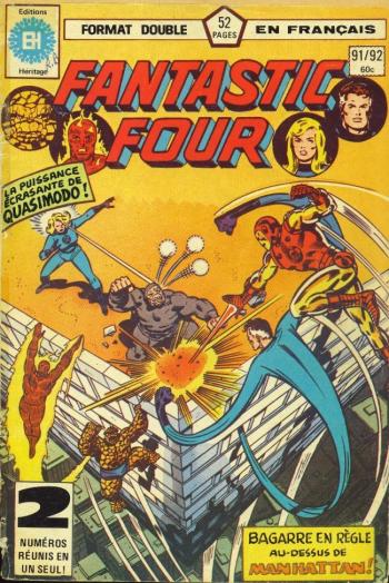 Couverture de l'album Fantastic Four (Héritage) - 91. 91/92 - Foyer, ô doux foyer ! / Il y a un Iron Man de trop