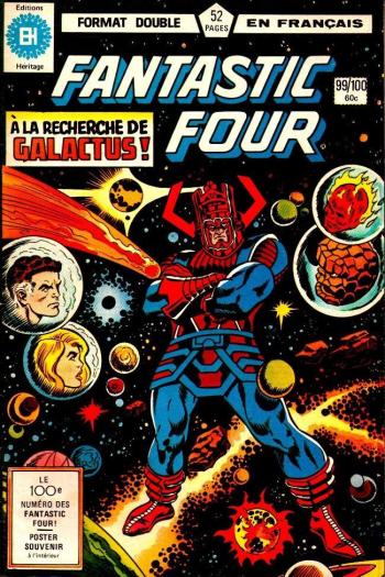 Couverture de l'album Fantastic Four (Héritage) - 99. 99/100 - Piégés dans les sargasses de l'espace / En quête de Galactus