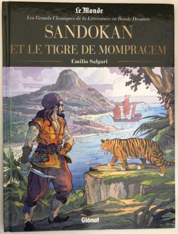 Couverture de l'album Les Grands Classiques de la littérature en BD (2022) - 44. Sandokan et le tigre de Mompracem