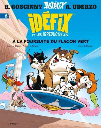 Couverture de l'album Idéfix et les Irréductibles - 8. A la poursuite du flacon vert