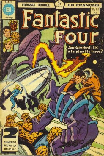 Couverture de l'album Fantastic Four (Héritage) - 111. 111/112 - Tour de cristal ... rêves de verre ! / La possession de Franklin Richards !