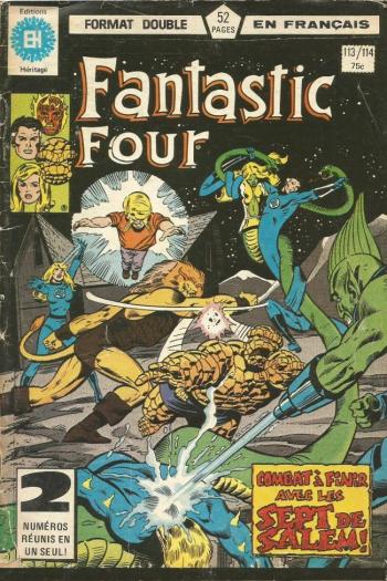 Couverture de l'album Fantastic Four (Héritage) - 113. 113/114 - Qu'un enfant puisse vivre / La lumière noire !