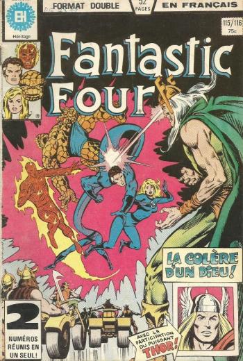 Couverture de l'album Fantastic Four (Héritage) - 115. 115/116 - Les larmes du Dieu aveugle / Le Samurai destructeur