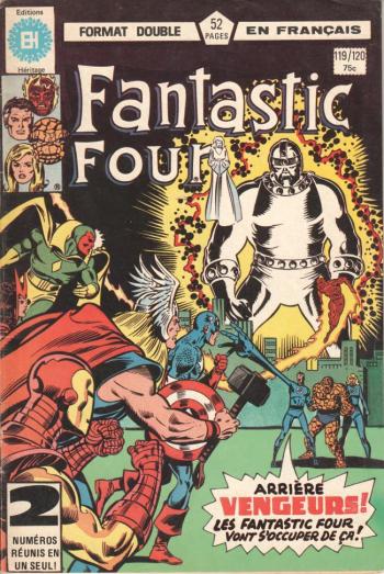 Couverture de l'album Fantastic Four (Héritage) - 119. 119/120 - L'objet venu du trou noir / Firefrost et le chercheur de noir