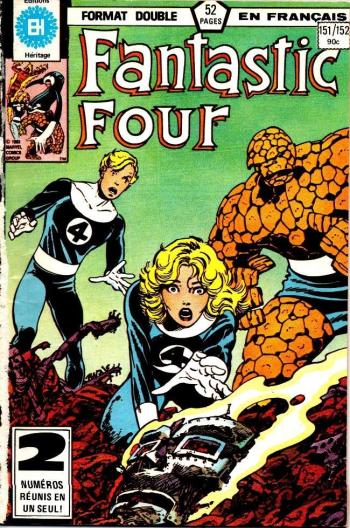 Couverture de l'album Fantastic Four (Héritage) - 151. 151/152 - Choix / La guerre des Titans !