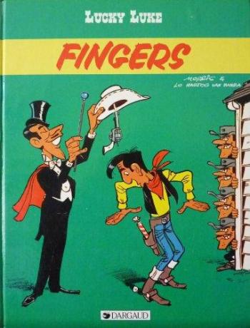 Couverture de l'album Lucky Luke (Lucky Comics / Dargaud / Le Lombard) - 22. Fingers