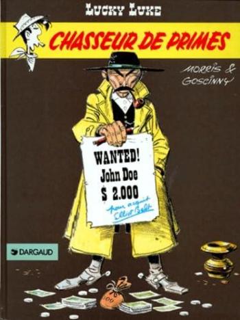 Couverture de l'album Lucky Luke (Lucky Comics / Dargaud / Le Lombard) - 8. Chasseur de primes