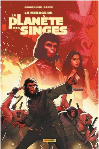 Couverture de l'album La menace de la Planète des Singes (One-shot)