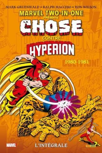 Couverture de l'album Marvel Two-in-One - L'intégrale - 6. La Chose contre Hyperion - 1980-1981