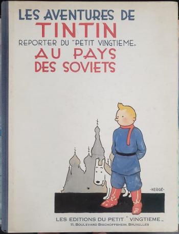 Couverture de l'album Les Aventures de Tintin - 1. Tintin au pays des Soviets