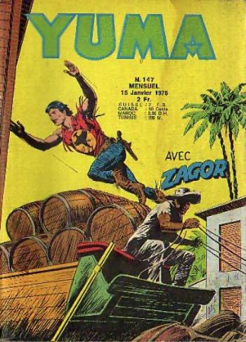 Couverture de l'album Yuma - 147. Zagor : Le trésor de l'Esmeralda