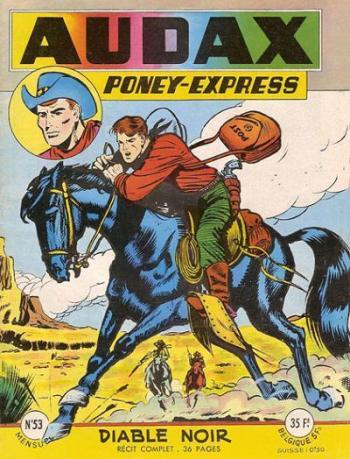 Couverture de l'album Audax (2e Série) - 53. Diable noir (Pony-Express)