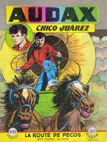 Couverture de l'album Audax (2e Série) - 55. La route de Pecos (Chico Juarez)