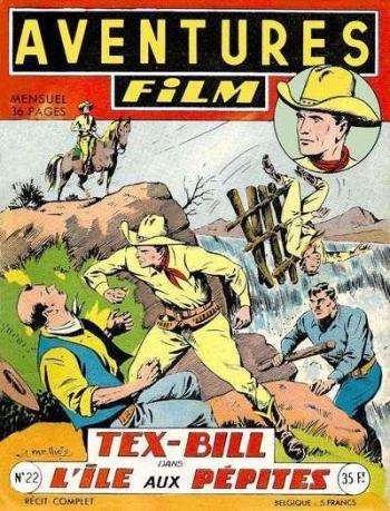 Couverture de l'album Aventures Film - 22. Tex Bill - L'île aux pépites