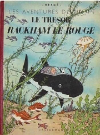 Couverture de l'album Les Aventures de Tintin - 12. Le trésor de Rackham Le Rouge