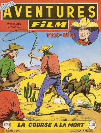 Couverture de l'album Aventures Film - 73. La course à la mort