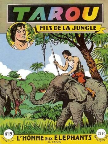 Couverture de l'album Tarou - 19. L'homme aux éléphants