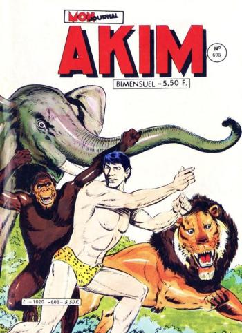 Couverture de l'album Akim - 608. Les gorilles font le ménages