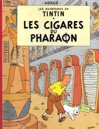 Couverture de l'album Les Aventures de Tintin - 4. Les Cigares du pharaon