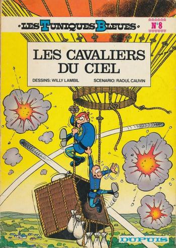 Couverture de l'album Les Tuniques bleues - 8. Les Cavaliers du ciel